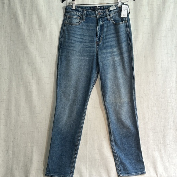 HOLLISTER Ultra High-Rise Mom Jean Size 29 L 27 Vintage Stretch - Picture 1 of 8